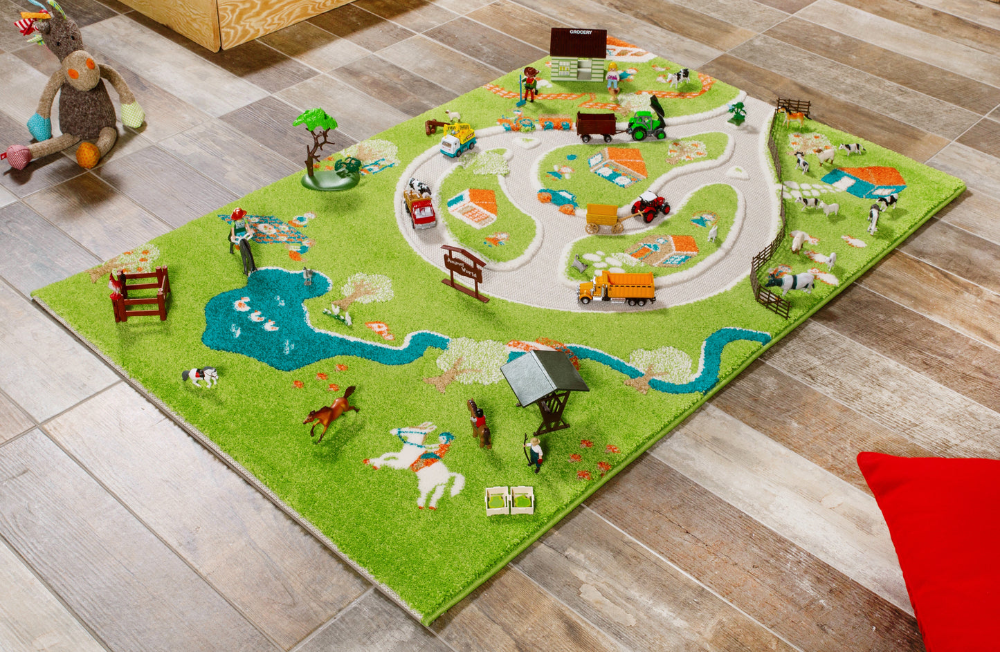 3D-Spielteppich "Bauernhof"
