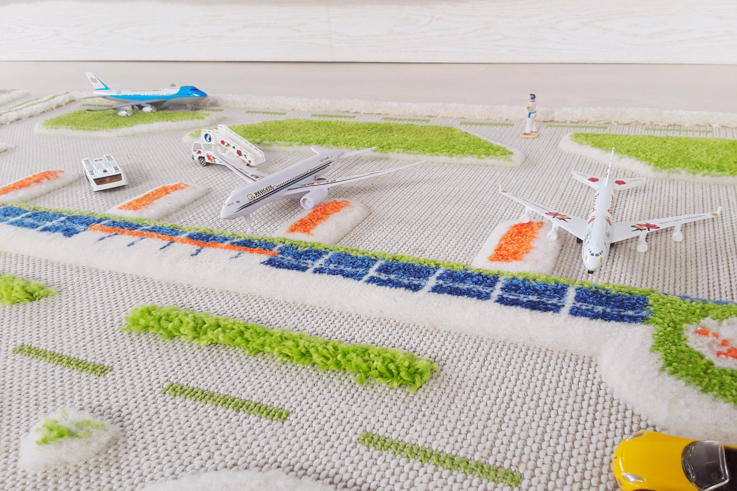 3D-Spielteppich Mini City Blue - Mini City Blue