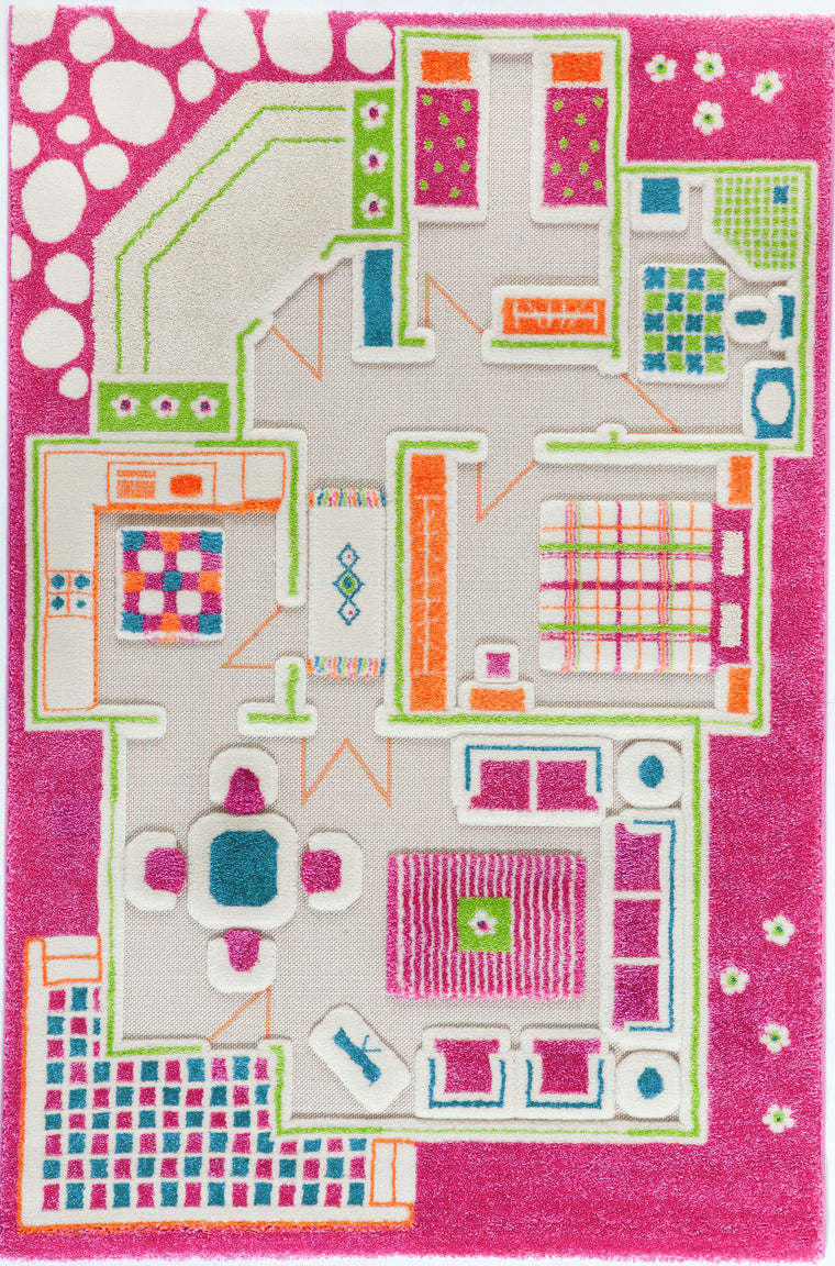 Spielhaus Pink – Beispielansicht der Spielwelt