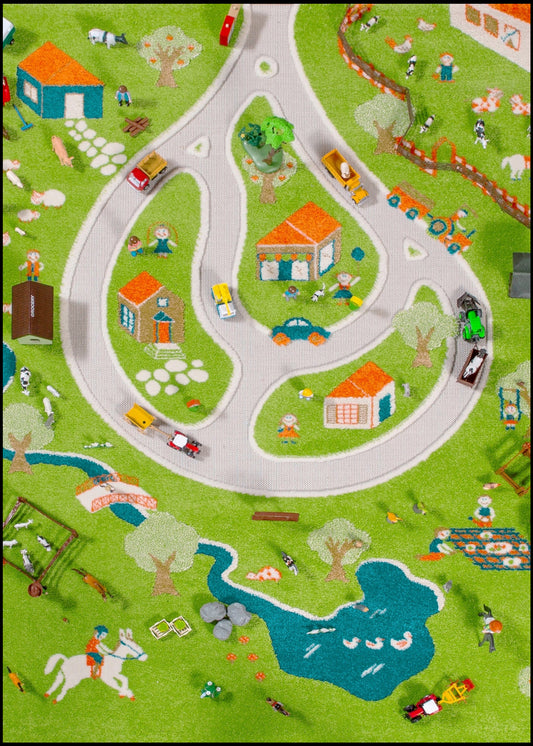 3D-Spielteppich "Bauernhof"