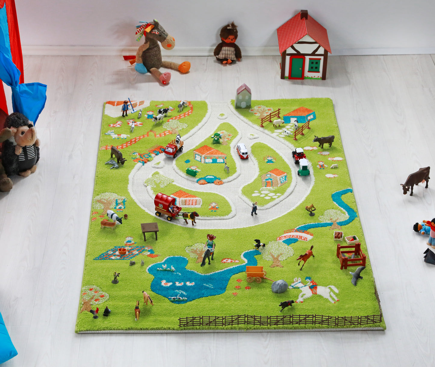 3D-Spielteppich "Bauernhof"