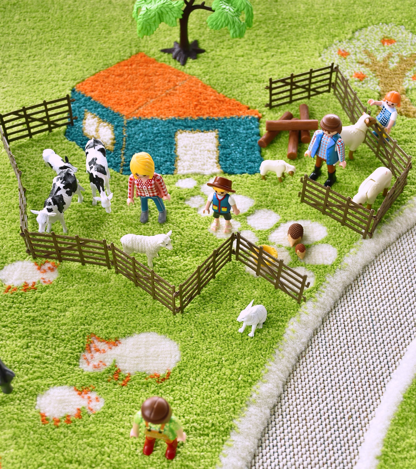 3D-Spielteppich "Bauernhof"